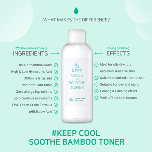 - Best seller**KEEP COOL Soothe Bamboo 350ml Skin Care