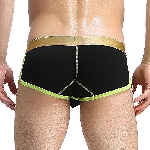 Qoo10 - Sexy Mens Casual Big Bulge Pouch Lounge Home underwear Gay Boxer  Brief : Bag & Wallet