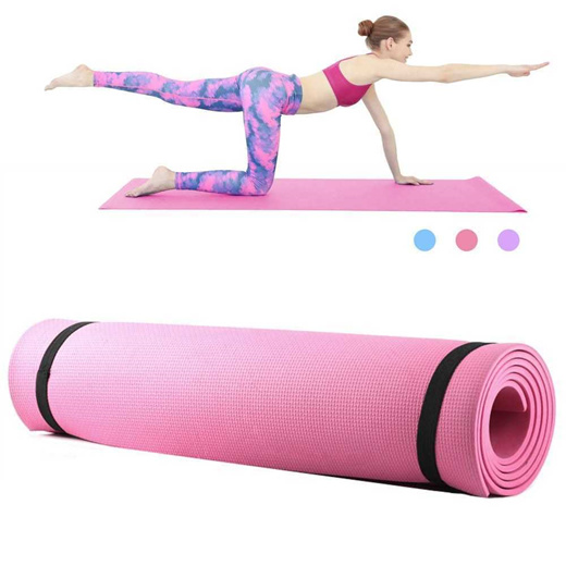 Qoo10 - 6mm Thick EVA Foam Yoga Mat Non Slip Yoga Pilates Exercise Fitness  Mat : Sports Equipment