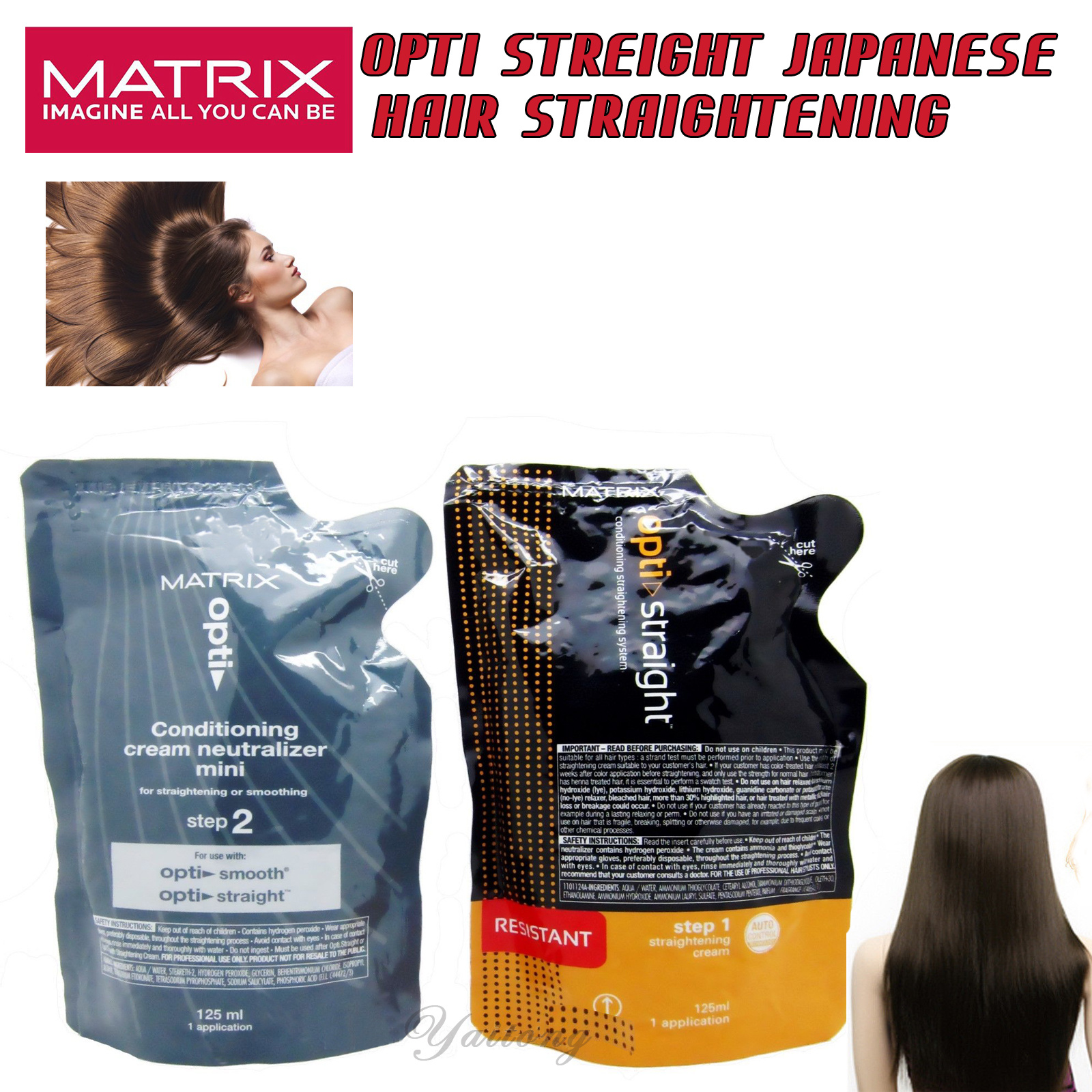 matrix hair straightening products