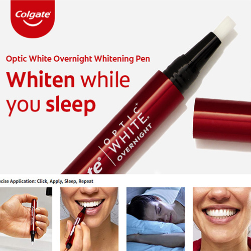 colgate optic white overnight teeth whitening treatment 2.5 ml