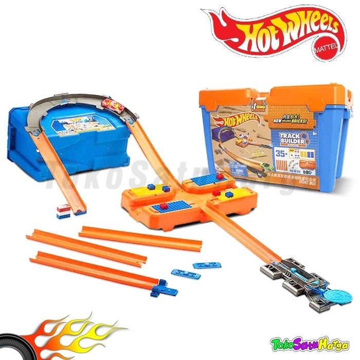 Qoo10 Hot  Wheels  Track  Builder Stunt Box Hotwheel Track  