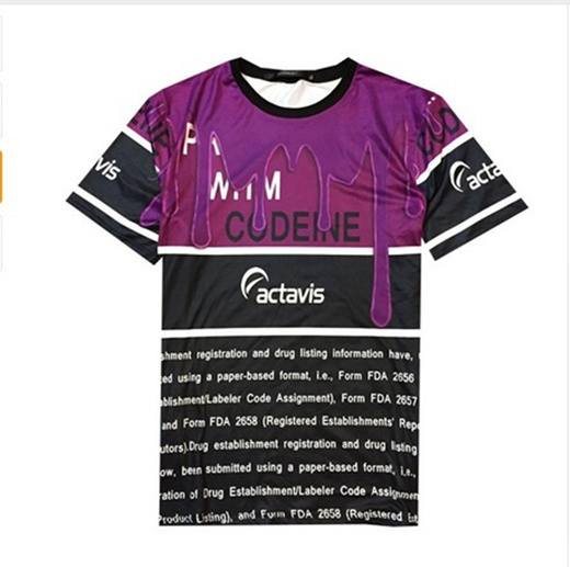 Qoo10 - New codeine actavis homme summer 3d t-shirt hip hop emoji ... : Sportswear