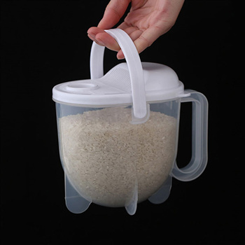 Qoo10 - Rice washing bucket water flushing type free hand washing rice ...