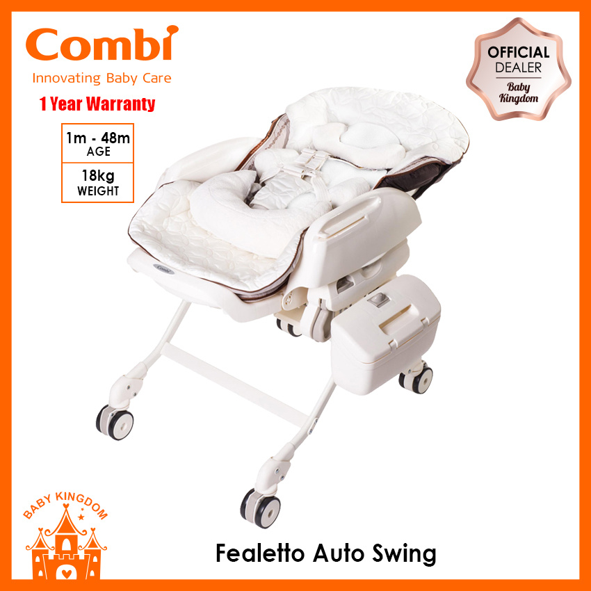 combi auto swing high chair