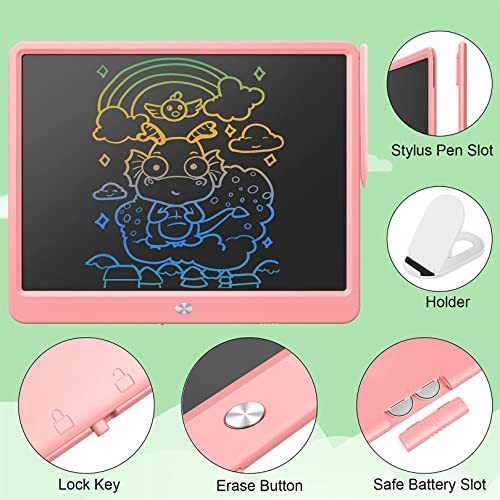 TEKFUN Teen Girl Gifts Ideas, 15inch LCD Writing Tablet for Kids