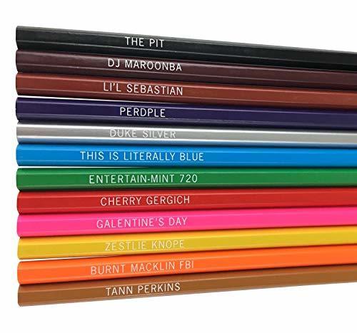 Colors and Recreation: 12 Parks and Rec Themed Parody Colored Pencils
