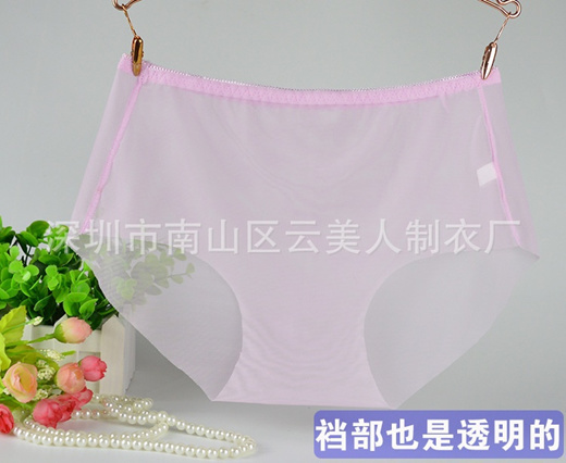Qoo10 - Li Chi Boxer wire ice piece slim sexy transparent panty