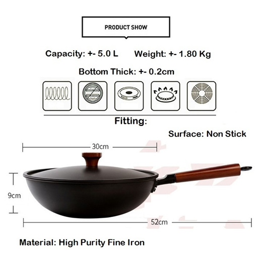 OSUKI Classic Stone Fry Pan 28cm (FREE Spatula)