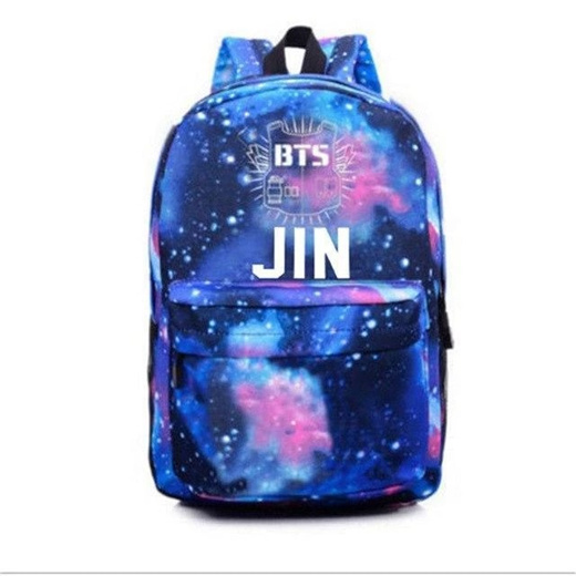 BTS Bangtan Boys Fashion Starry Sky Galaxy Printed Casual Canvas Backpack  School Bags Bookbag Children Fashion Shoulder Bag Students Travel Rucksack  for Women Men Teenagers : Buy Online at Best Price in