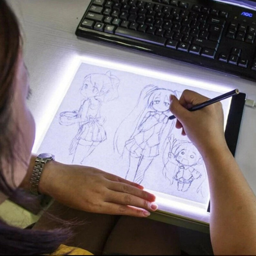 LED Light Box for Drawing and Tracing Portable Ultra-Thin Tracing