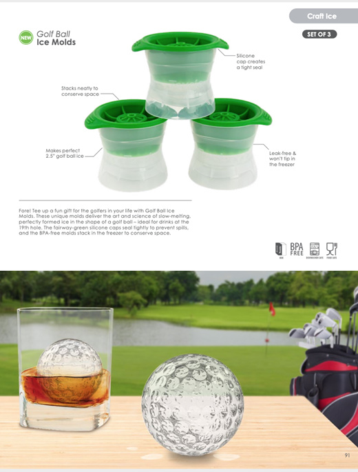 GOLF BALL ICE MOLD-TO-22026-999