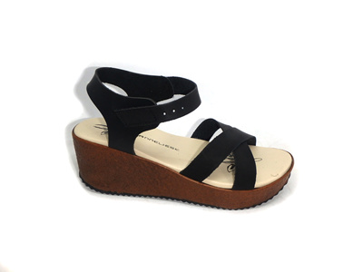 Anneliese sendal wedges wanita Danita x