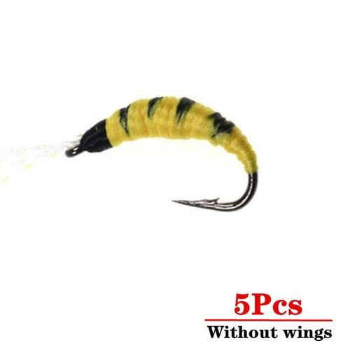 Qoo10 - 5Pcs/Box #6 Nymph Scud Fly For Trout Fishing Artificial Insect Bait  L : Sports Equipment