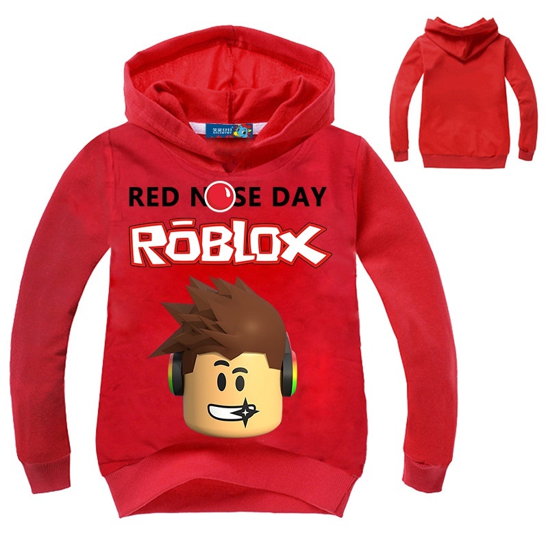 Qoo10 Roblox Clothes Long Sleeve T Shirt Hoodies Sweatshirt Clothes For Chil Kids Fashion - red hoodie with headphones roblox red hoodie red shirt