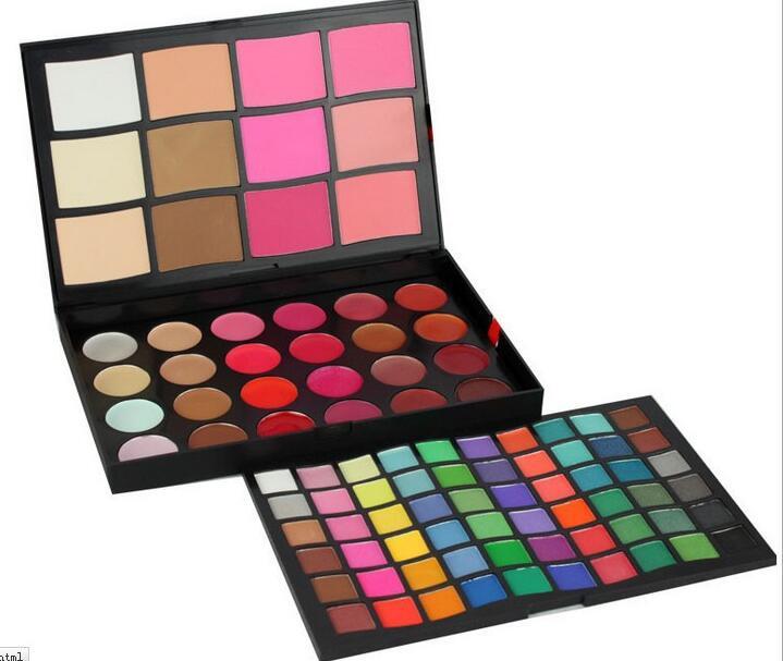 Qoo10 Fashion Make Up Set 96 Eye Shadow Powder Makeup Natural Luminous Warm Diet Styling