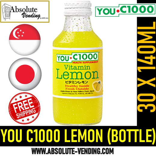 Qoo10 You C1000 Vitamin Lemon Orange Apple 140ml X 30 Bottles Free Deliv Drinks