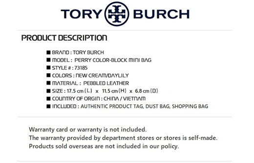 Qoo10 - TORY BURCH PERRY COLOR BLOCK DOUBLE ZIP MINI BAG 56604, 53074☆100%  AUT : Bag & Wallet