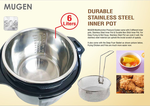 Jml mugen best sale pressure cooker