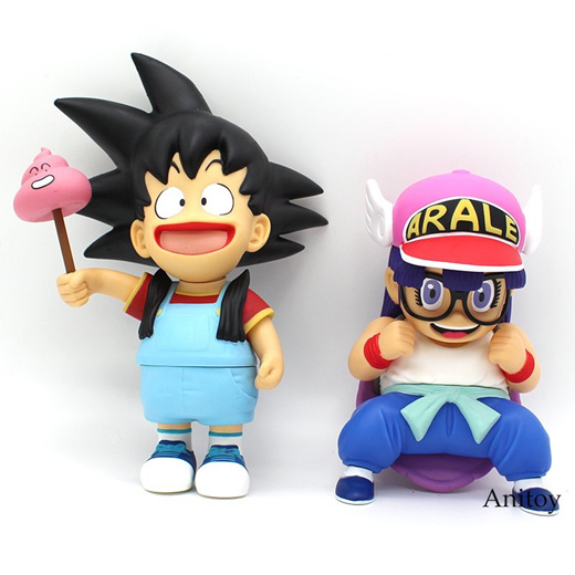 Dragon Ball Z Son Goku Dr.Slump Arale Cosplay Funny Figure Collectible Model Toy 