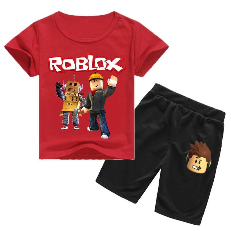 Qoo10 Factory Z Y 2 16years Roblox Tshirt Shorts 2pcs Set Girl Toddler C Women S Clothing - roblox shirt nz