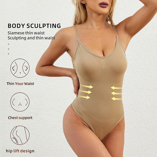 Seamless Shapewear Bodysuit Women Tummy Control Body Shaper Fajas