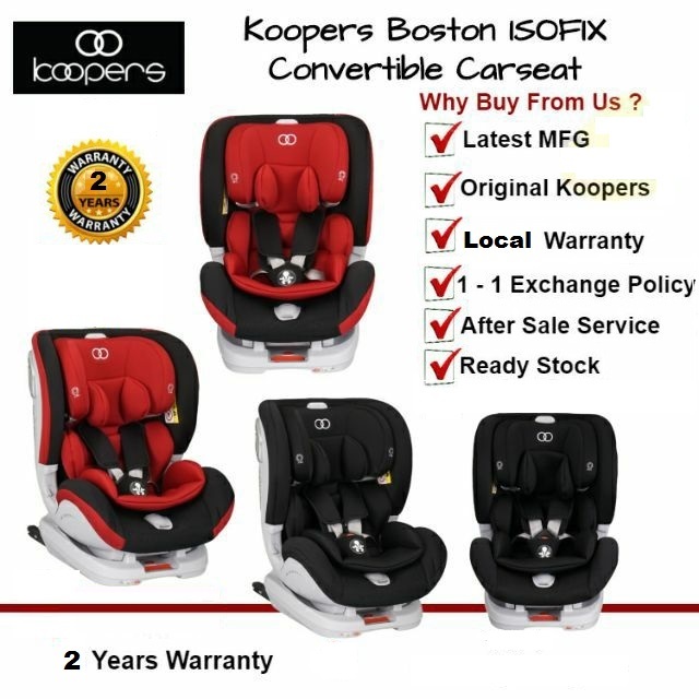 koopers boston isofix