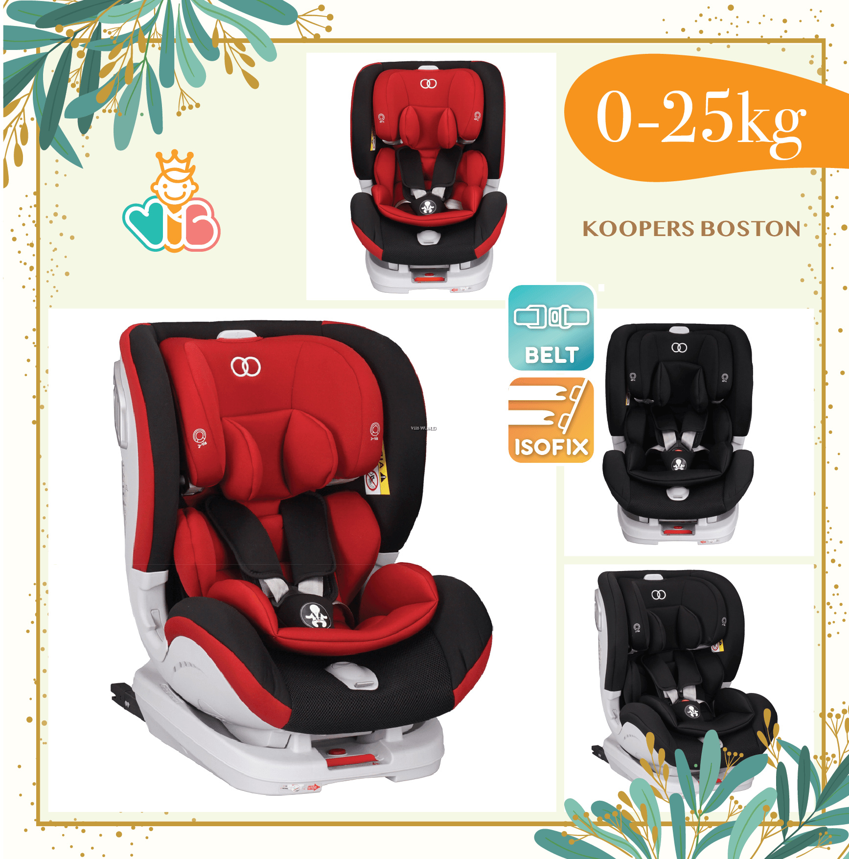 koopers boston isofix