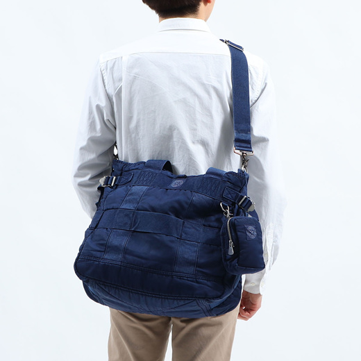 ポータークラシック トートバッグ Porter Classic トート ファスナー付き スーパーナイロン SUPER NYLON TOTE BAG  斜めがけ 大人 2WAY PC-015-265