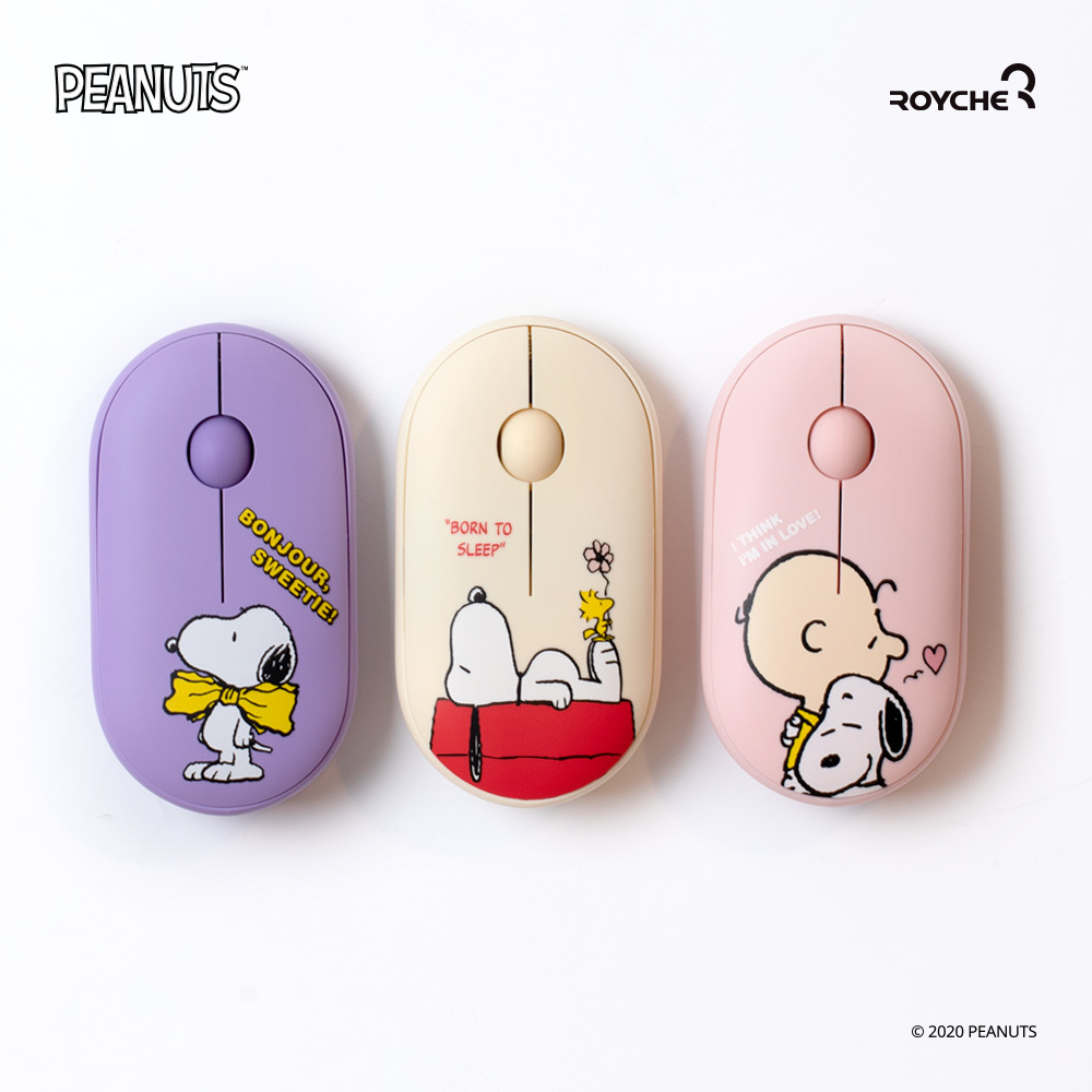 Qoo10 - [PENUTS] Snoopy Wireless Silent Mouse / Keyboard ★ Bluetooth ...