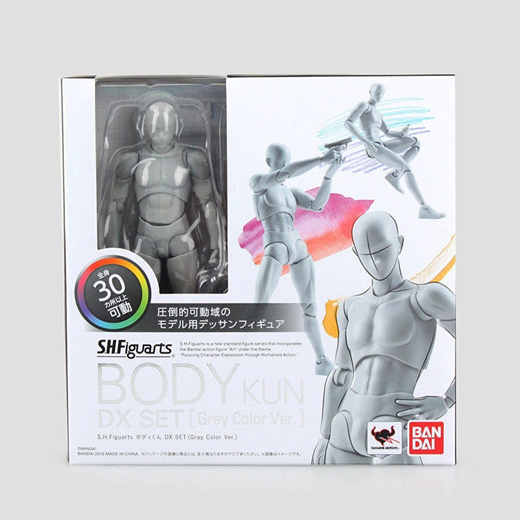 S.H.Figuarts He She Body Kun DX Set Gray Color Ver Body-Chan Action PVC  Figure