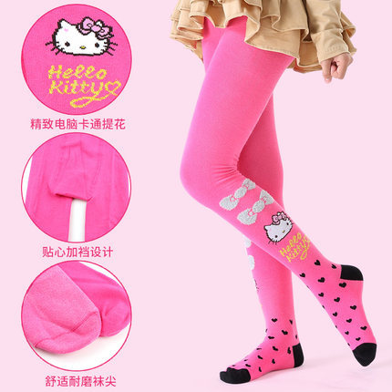 Qoo10 - Children pantyhose Hello kitty stockings children dance stockings  unde : Baby/Kids Fashio