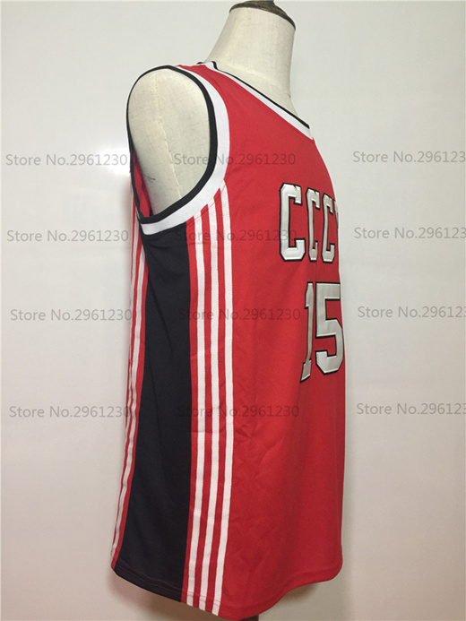 Mens Vintage Arvydas Sabonis 15# CCCP TEAM RUSSIA Basketball Jersey Cheap  Red - AliExpress