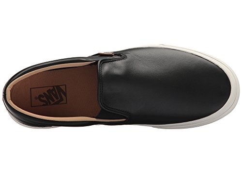 vans lux leather slip on