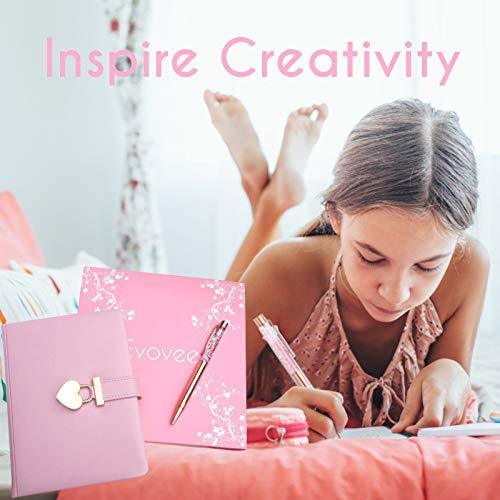 Girls Diary With Lock And Key For Girls Secret Kids Journals For Girls Pink  Heart Locking Journal Fa