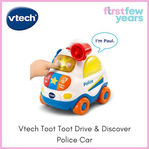 Vtech drive and hot sale discover police car