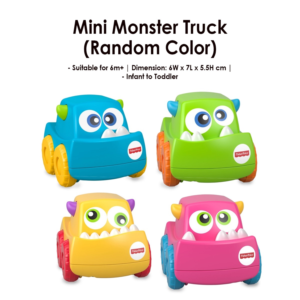 fisher price mini monster truck