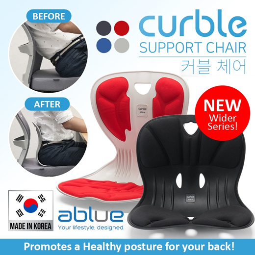 Ablue curble chair cheap wider