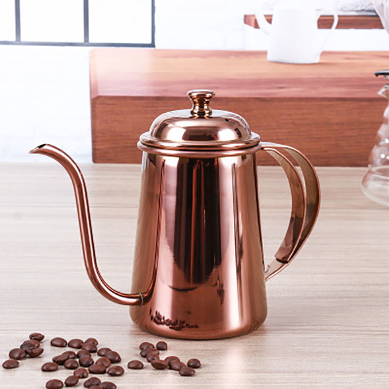 Qoo10 - Long Narrow Spout Stainless Steel Tea Pot With Lid Drip ...