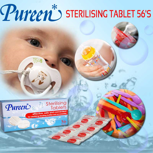 Pureen sterilizing hot sale tablets