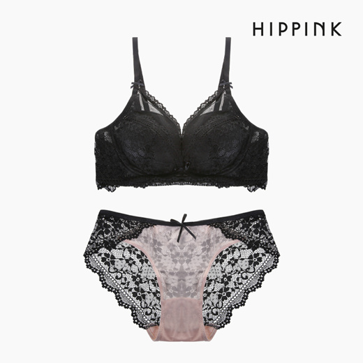 Buy LAIKA KIMI Non Wired Bra And Panty Set (Black) at Lowest Price