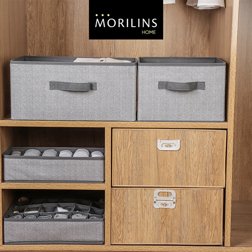 Morilins Home] White Japanese-Style Clean & Modern Design Stackable W