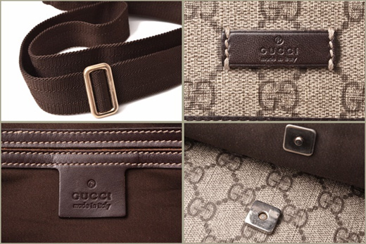 Qoo10 - Gucci shoulder bag / messenger bag GUCCI GG plus GG brown