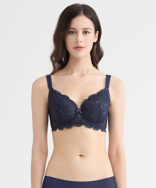 Floral Dreams Lace Plunge Bra - Pierre Cardin Lingerie