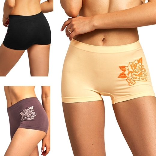 Qoo10 - 6 Pack Seamless Boyshorts Womens Underwear Lot Booty