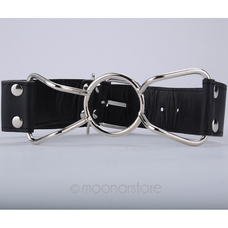 Qoo10 Quality PU Leather O Ring Open Mouth Ring Gag Spi