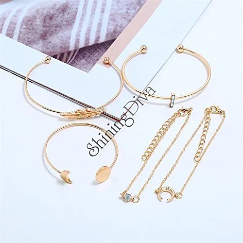 Shining Diva Fashion Latest Stylish Triple Hoop Earrings for Women And Girls