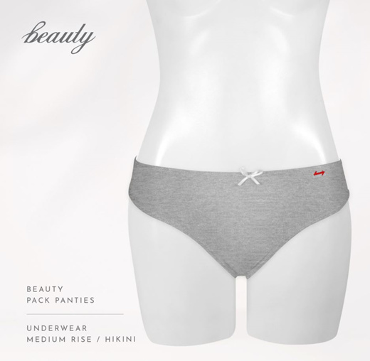 Beauty Lingerie - C01140 Pack Panties 100% Cotton/ Underwear/ Panty/ Low  Rise/ Mini/ 4in1/ Comfortable