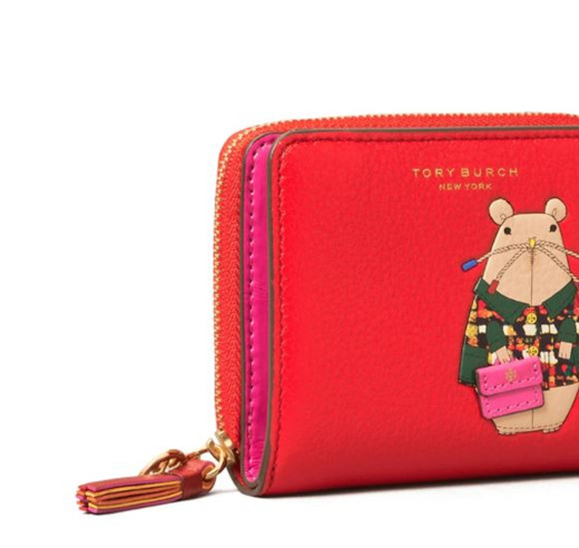 TORY BURCH RITA THE RAT BI-FOLD WALLET 61125 100% AUTHENTIC : Bag & Wallet  - Qoo10