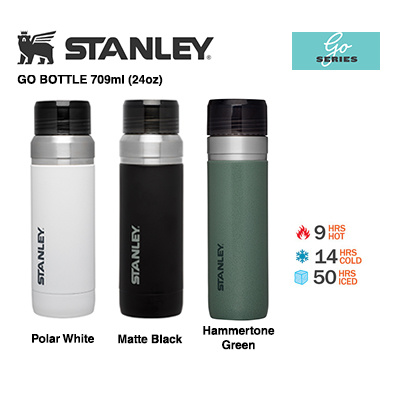 Stanley GO Series Vacuum Water Bottle 24oz - Hammertone Green